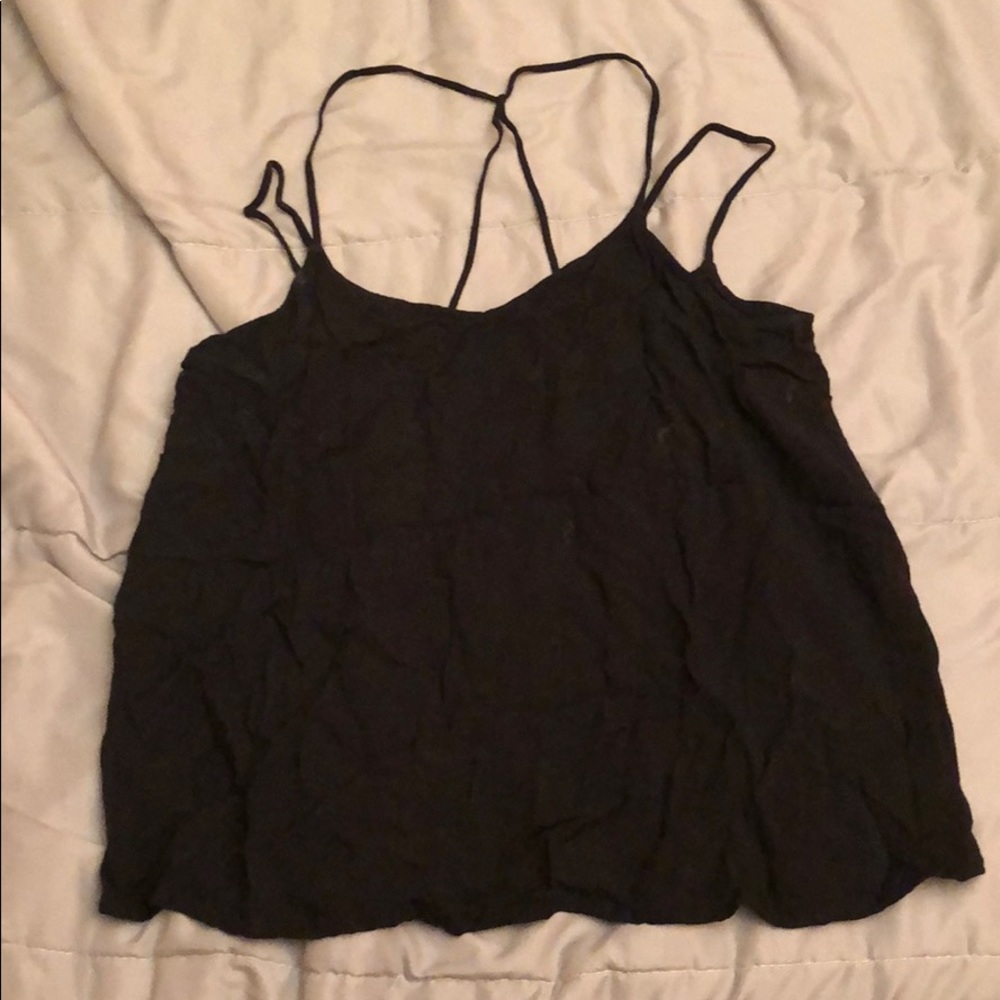 Black tank top
